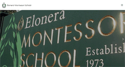 Desktop Screenshot of eloneramontessori.com.au